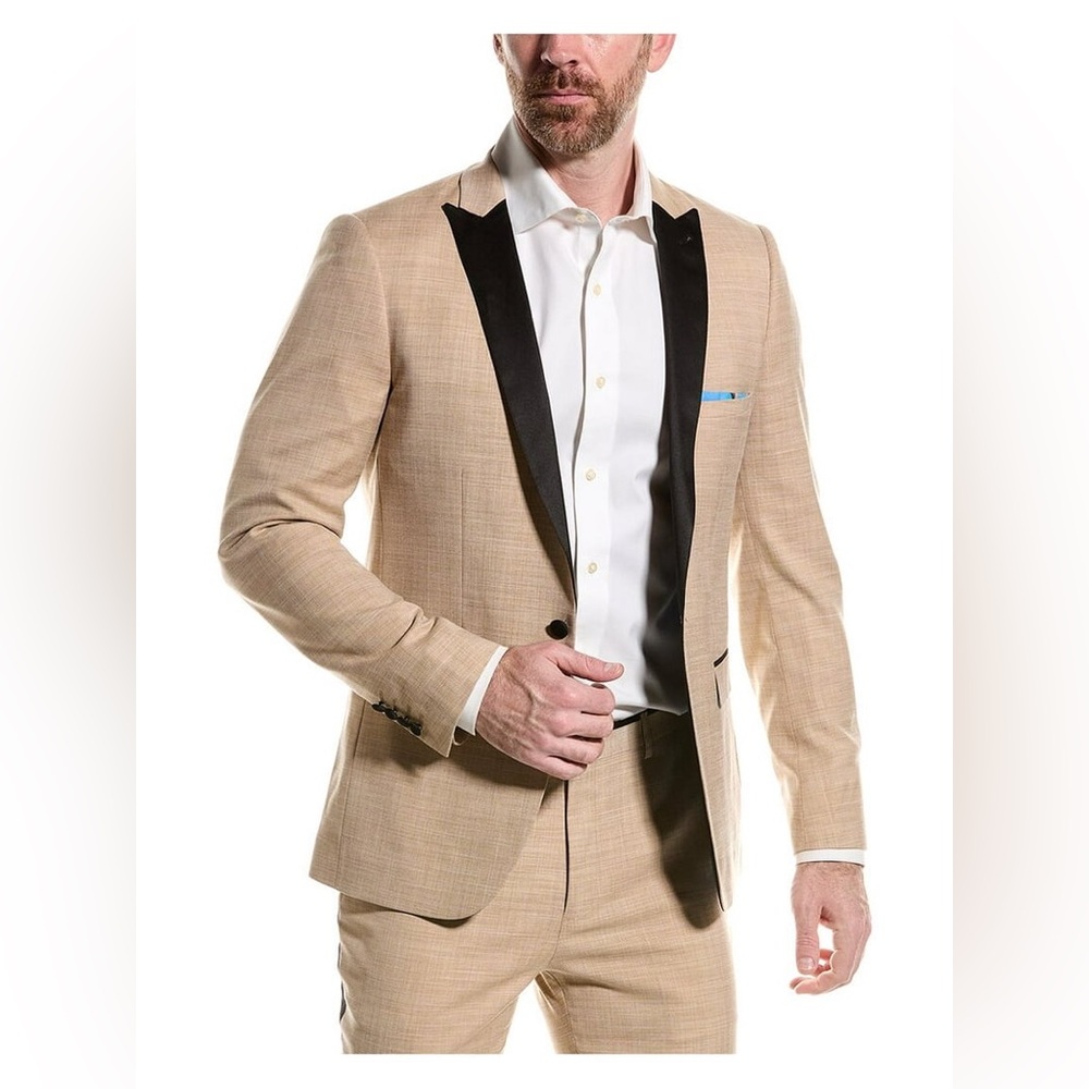 Paisley & Gray mens Grosvenor Slim Fit Jacket, 42R, Brown